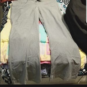 Gray dress pants
